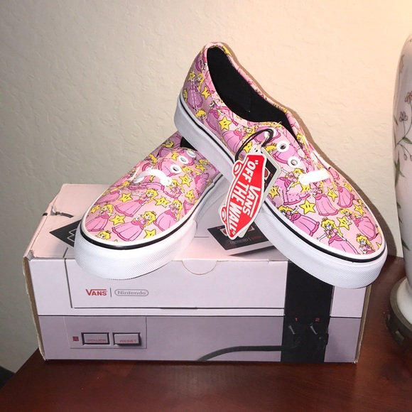 vans princess peach shoes